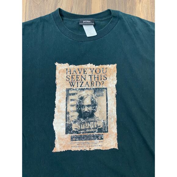 VTG 2004 Harry Potter Prisoner of Azkaban Sirius Black movie promo t-shirt, M - Picture 2 of 6